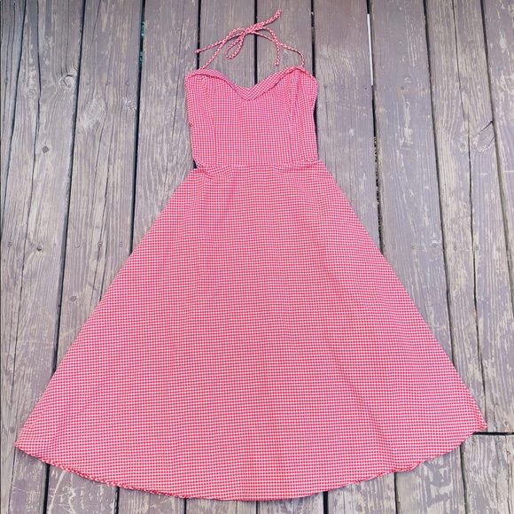 🛍SOLD ON DEPOP🎀  Betsey Johnson Gingham Print New York dress - Picture 2 of 6